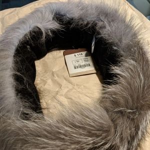 Fox fur headband